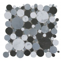 Multi Grey Bubbles Polished