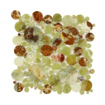Green Onyx Bubbles Polished
